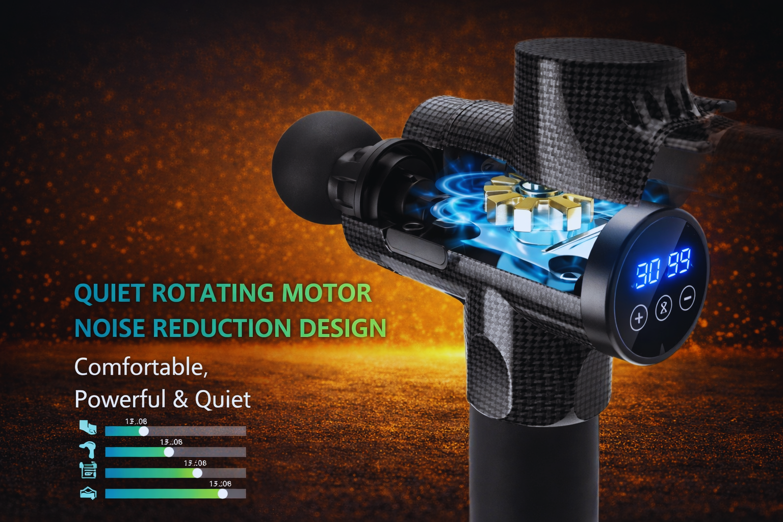 Professional Deep Tissue Recovery System - 6 Speed & 30 Speed Models for Muscle Relief